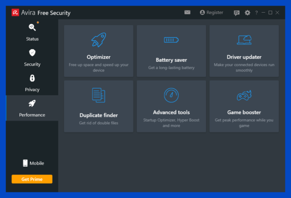 Avira Free Optimizer – Bild 1